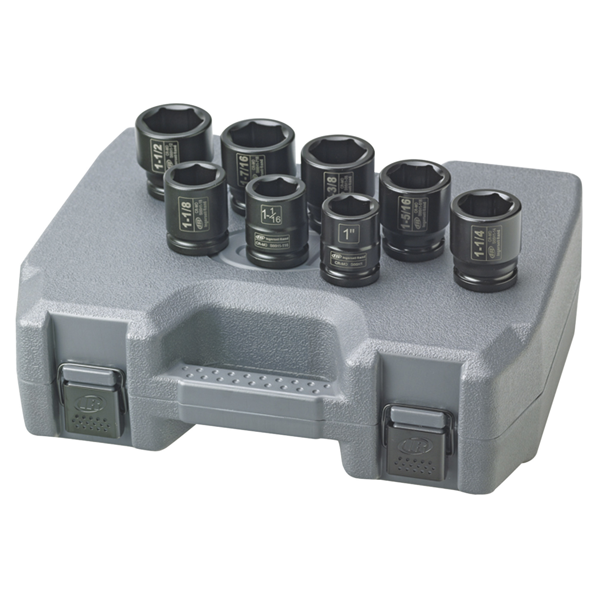 Ingersoll Rand Impact Sockets, 8-Pc. Set, 3/4in. Drive, SAE, Model# SK6H8